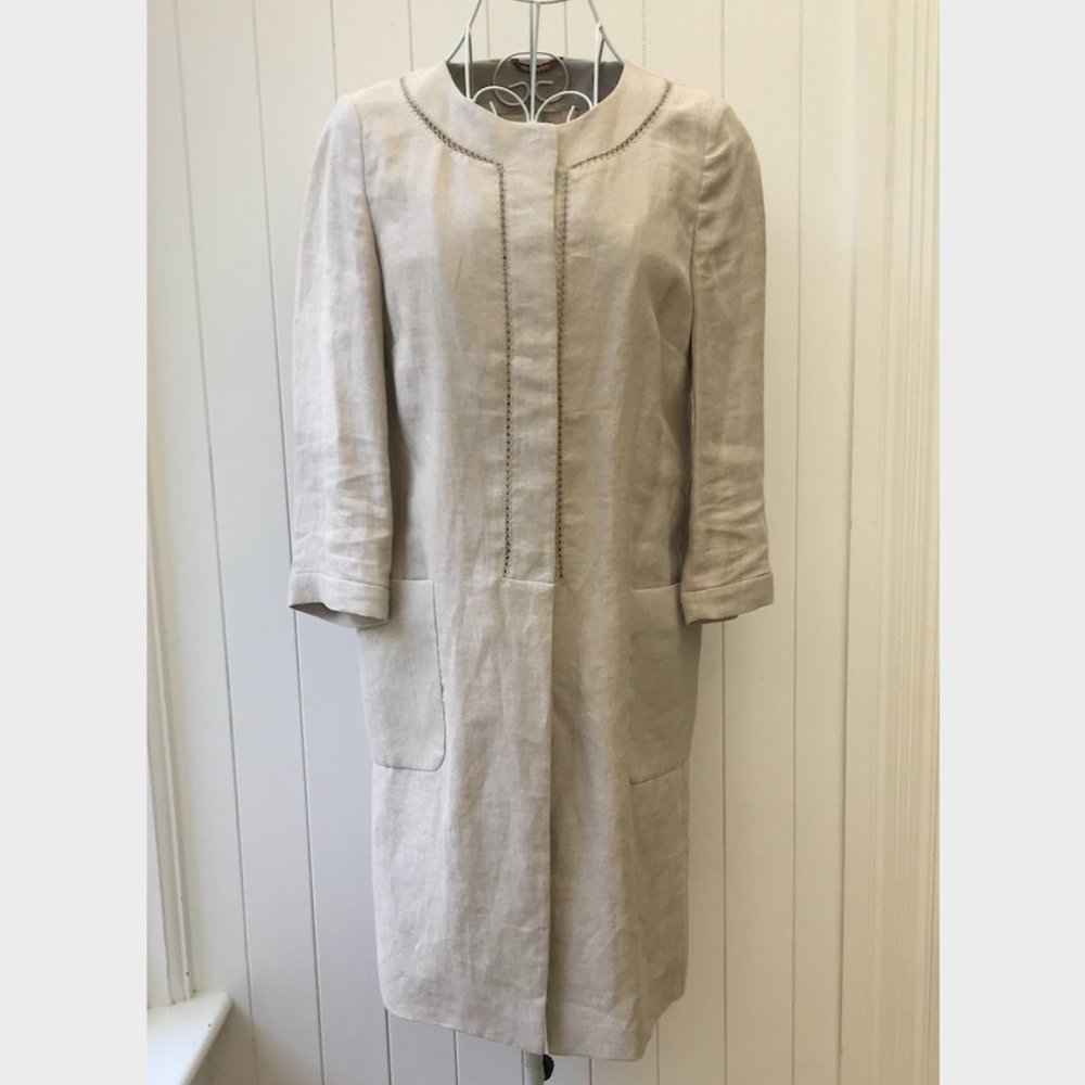 MaxMara Studio Linen Coat